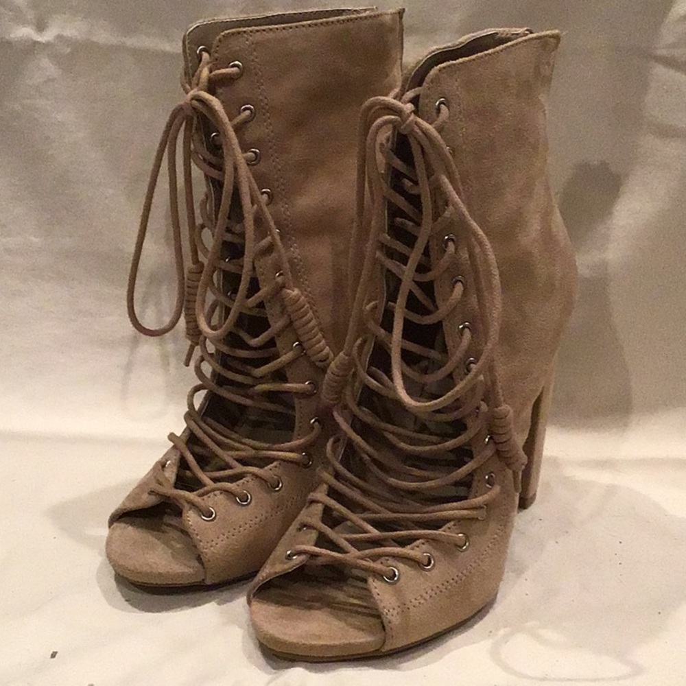 Chunky heel ankle boots